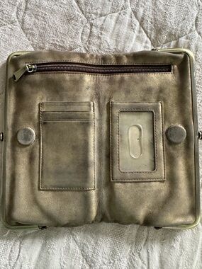 HOBO Metallic Gold Wallet Clutch